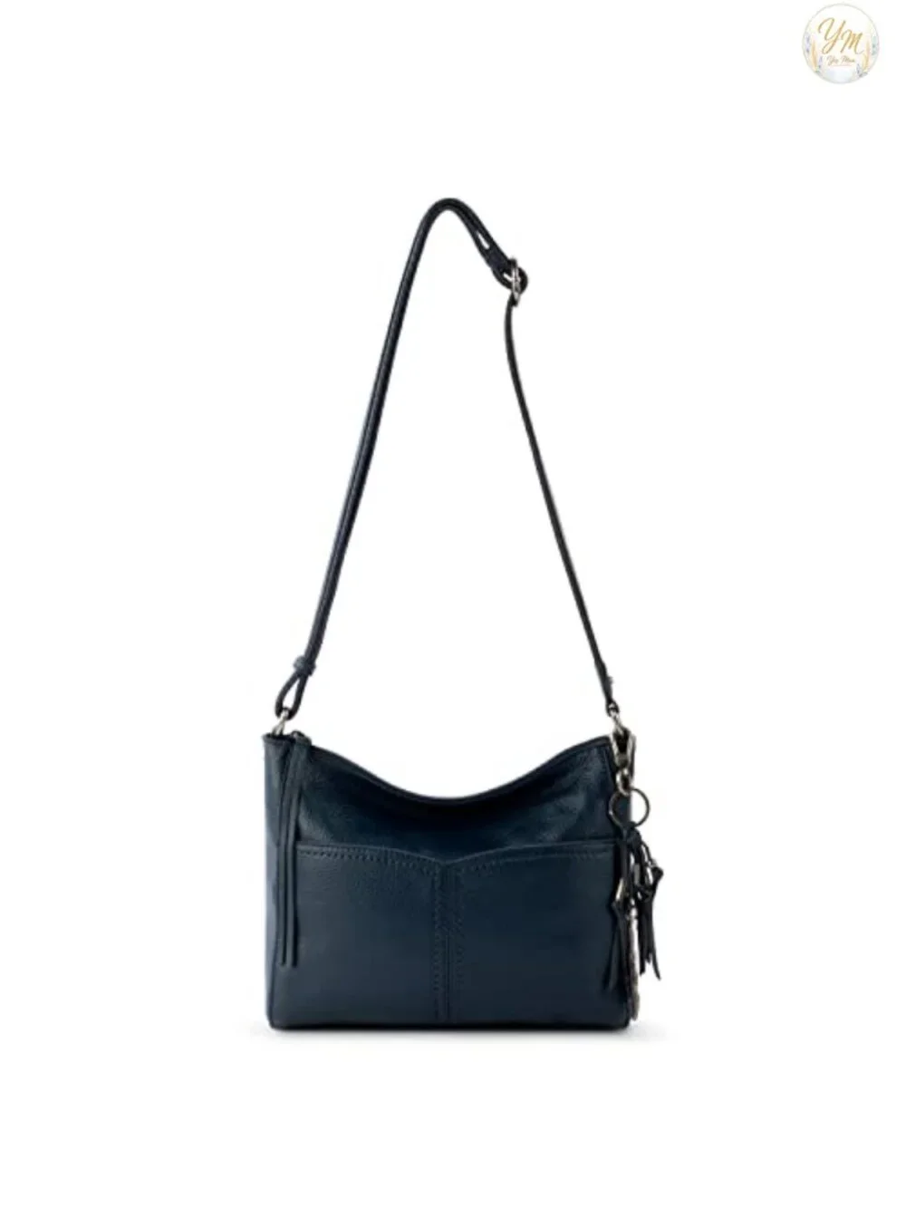 Genuine Leather Crossbody Purse Women's Handbag Adjustable Strap Zip Travel Bag